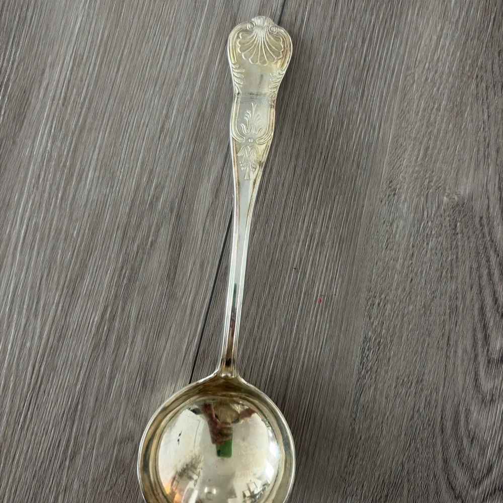 Silver plated serving spoon Made in Italy